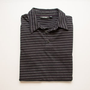 Apt 9 Men's Black & White Short Sleeve Polo